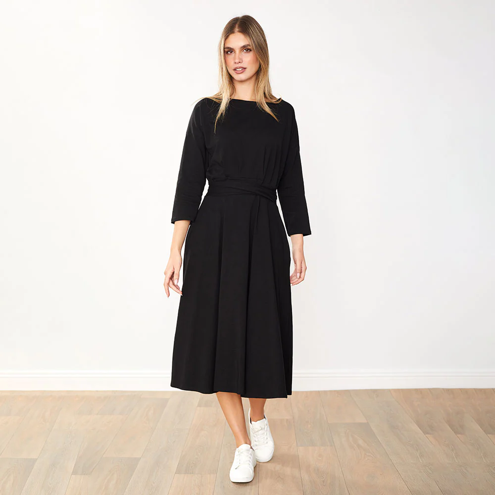 Nessa Dress (Black) - Image 7