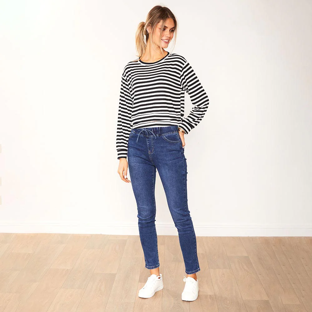 Nyla Top (Black Stripe) - Image 6