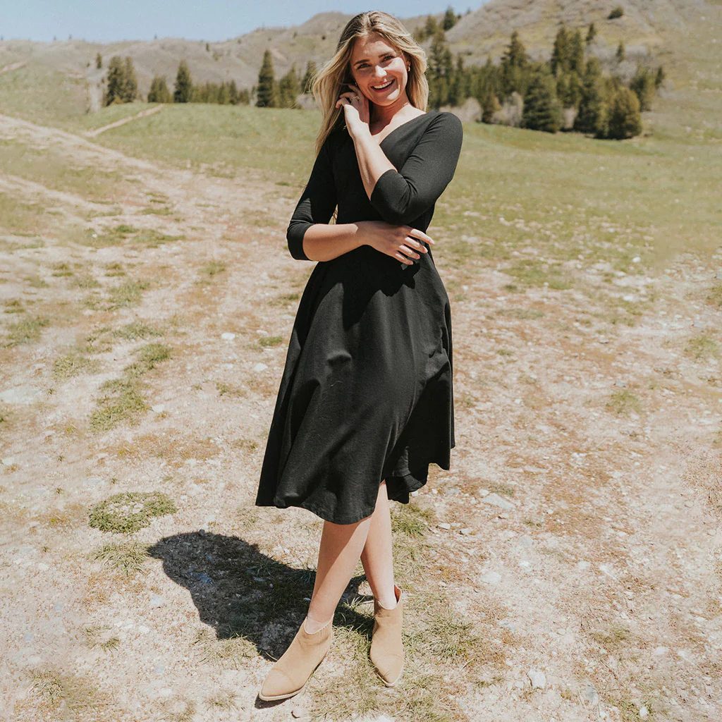 Parker Dress (Black) - Image 2