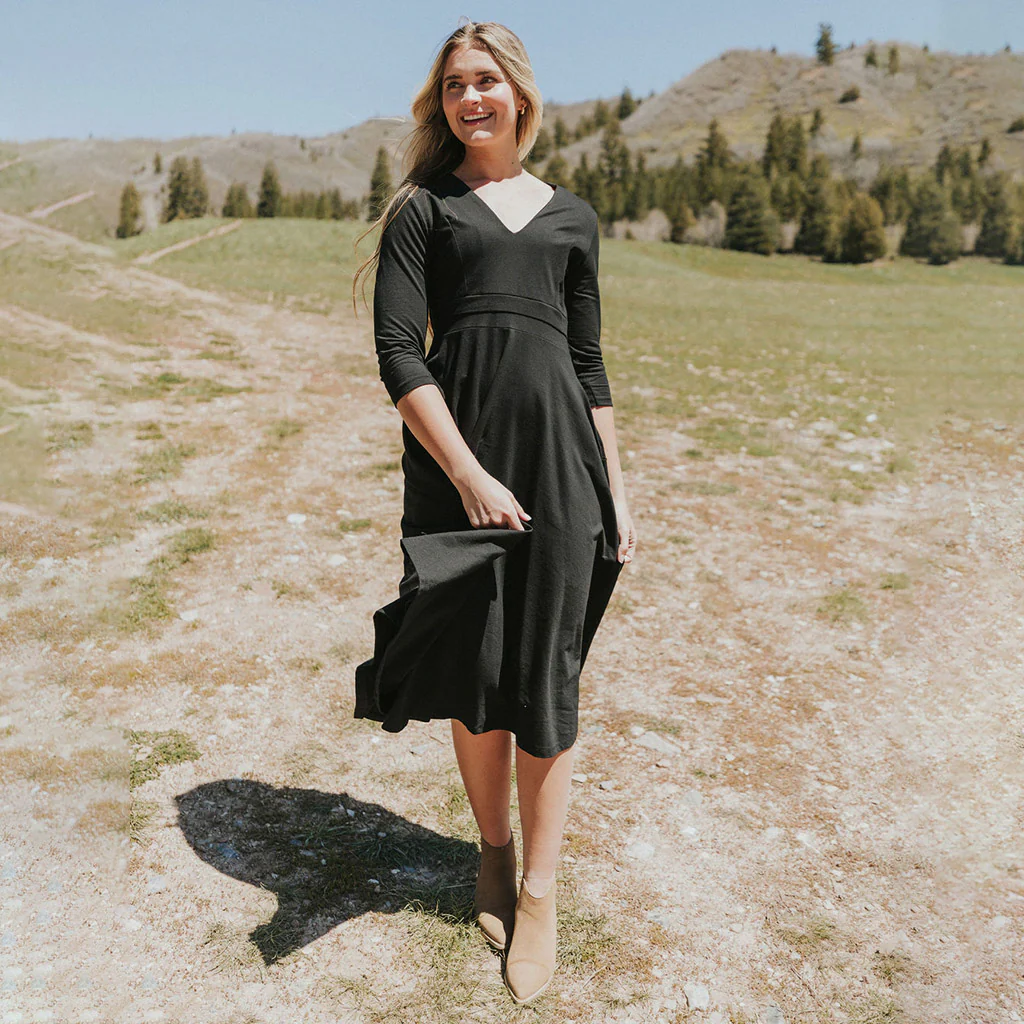 Parker Dress (Black) - Image 3