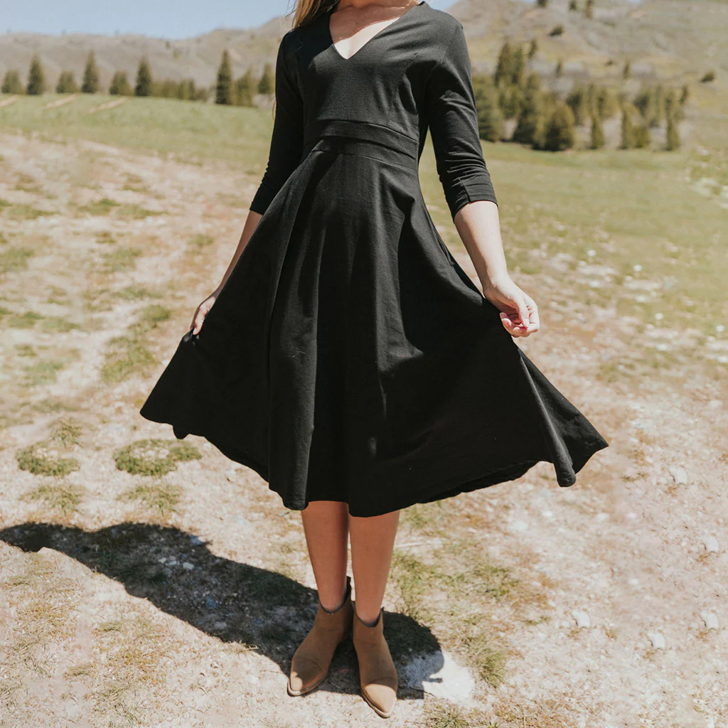 Parker Dress (Black) - Image 4