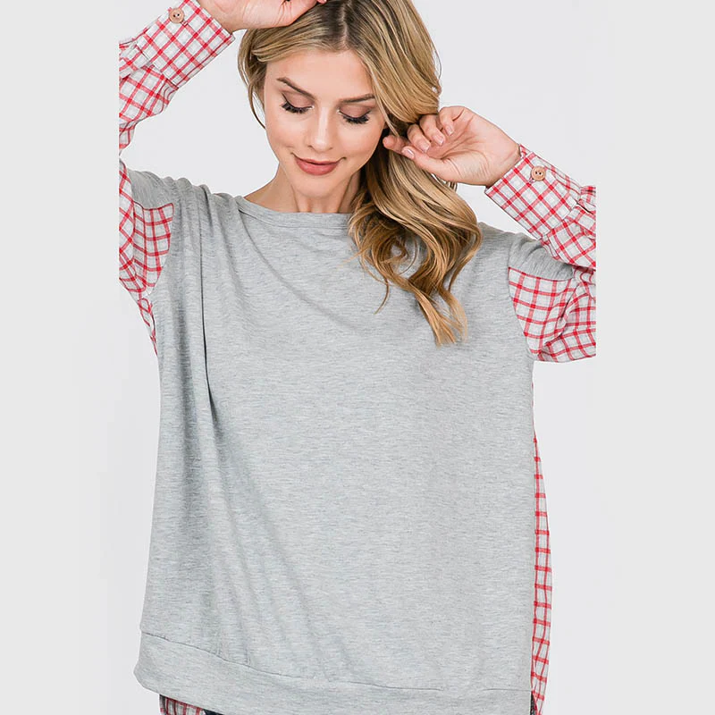 Patsy Picnic Sweater Heather Grey - Image 10