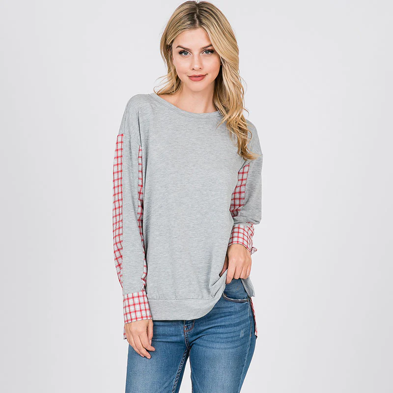Patsy Picnic Sweater Heather Grey - Image 3