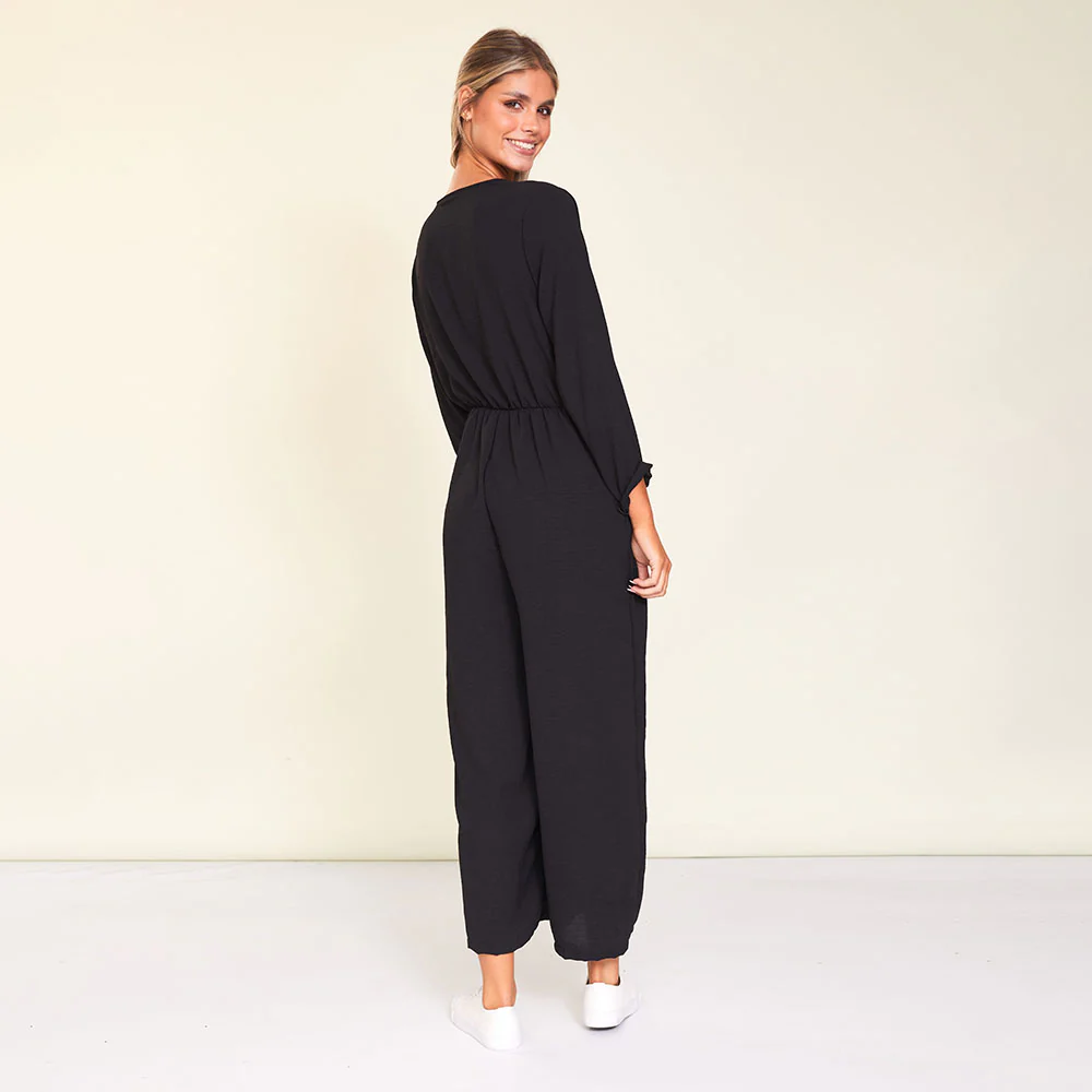 Pattie Jumpsuit (Black) - Image 11