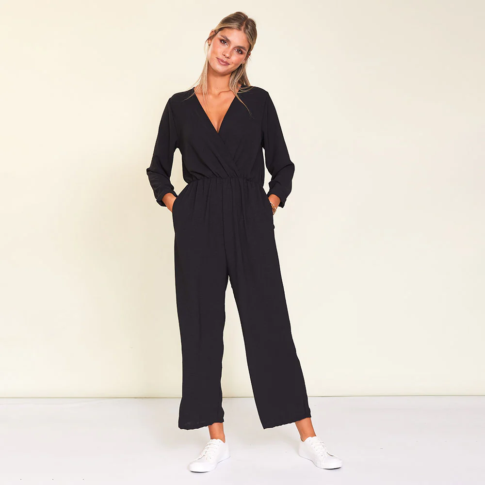 Pattie Jumpsuit (Black) - Image 5