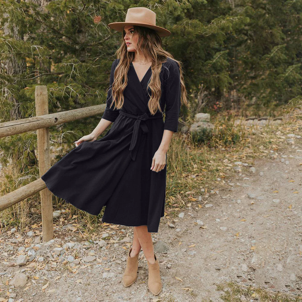 Penny Dress (Black) - Image 2