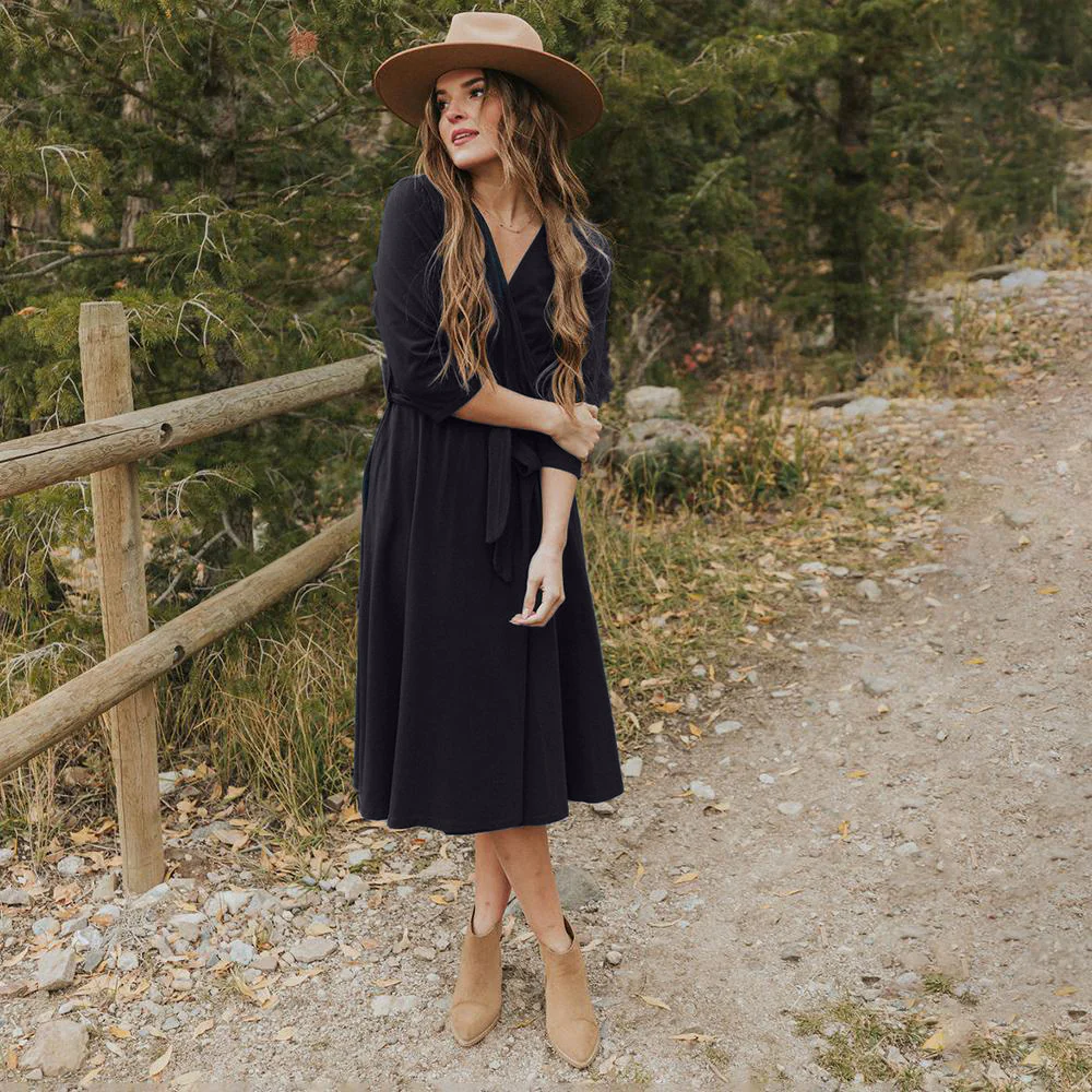 Penny Dress (Black) - Image 4