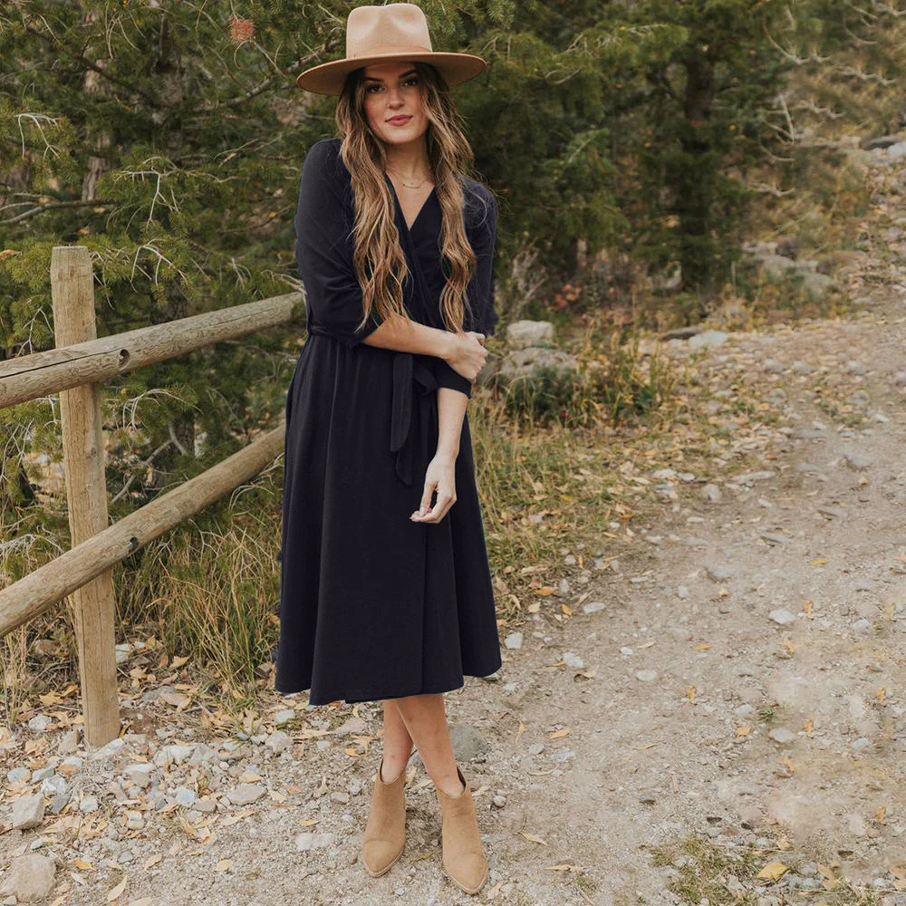 Penny Dress (Black) - Image 5
