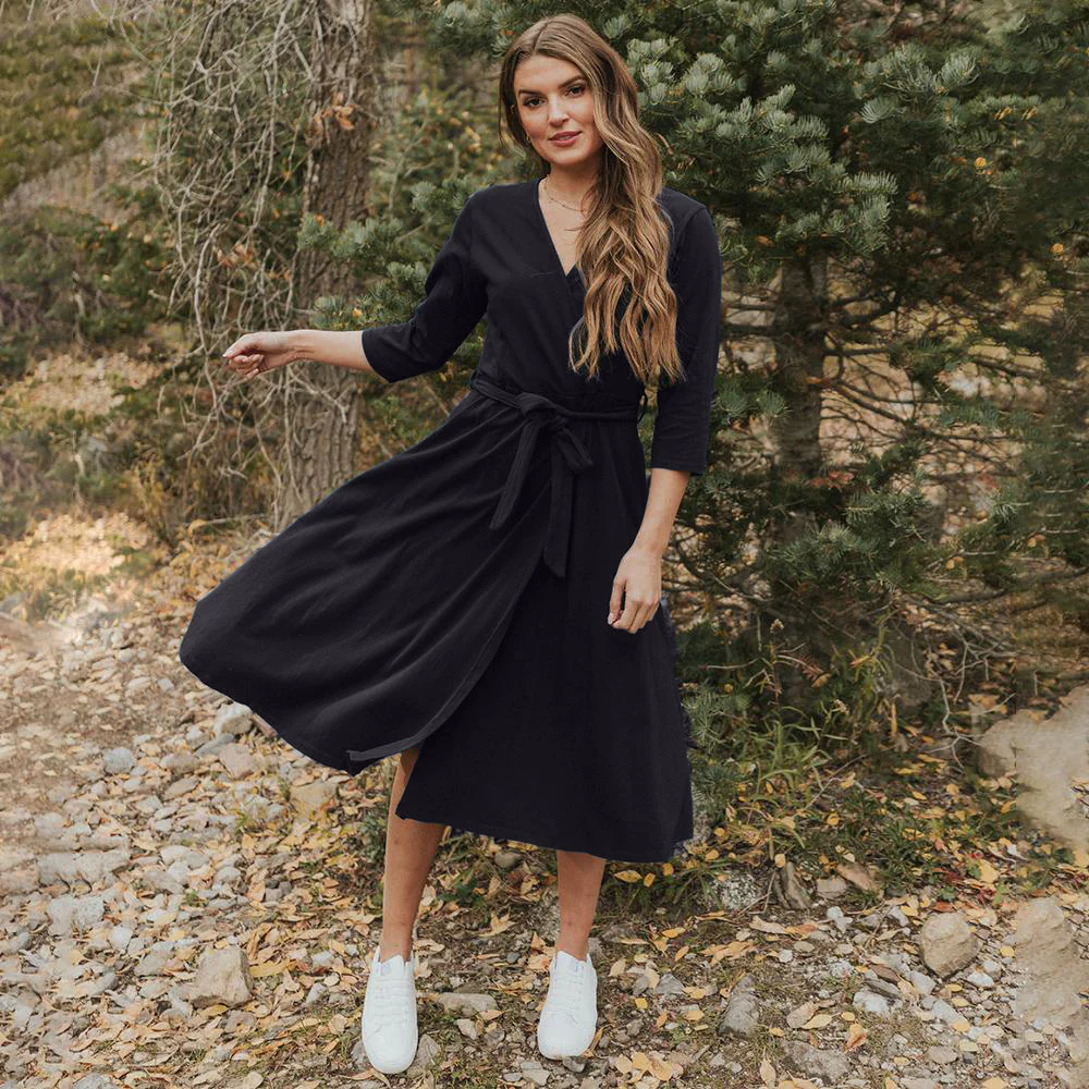 Penny Dress (Black) - Image 8