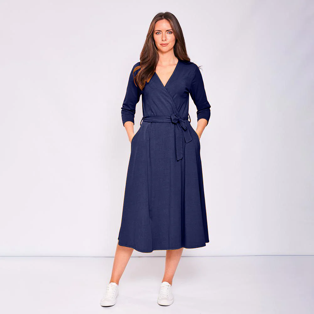 Penny Dress (Navy) - Image 11