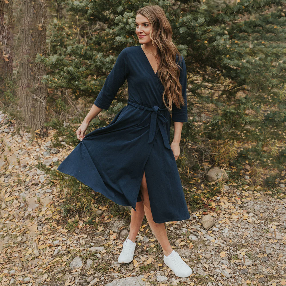 Penny Dress (Navy) - Image 5