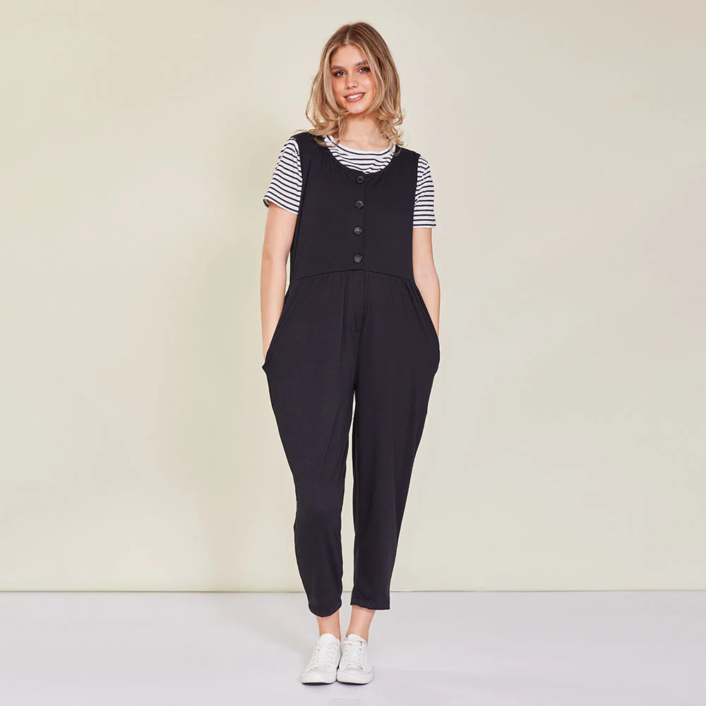 Penny Jumpsuit (Black) - Image 3
