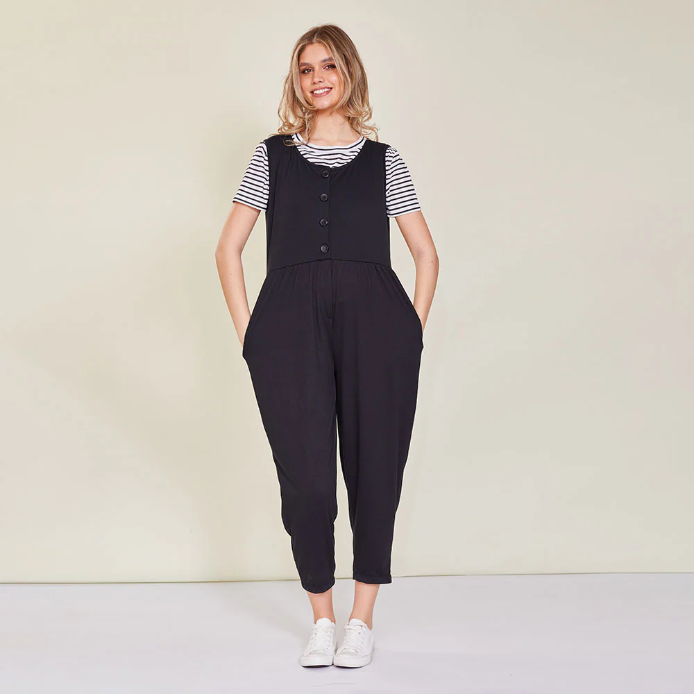 Penny Jumpsuit (Black) - Image 6