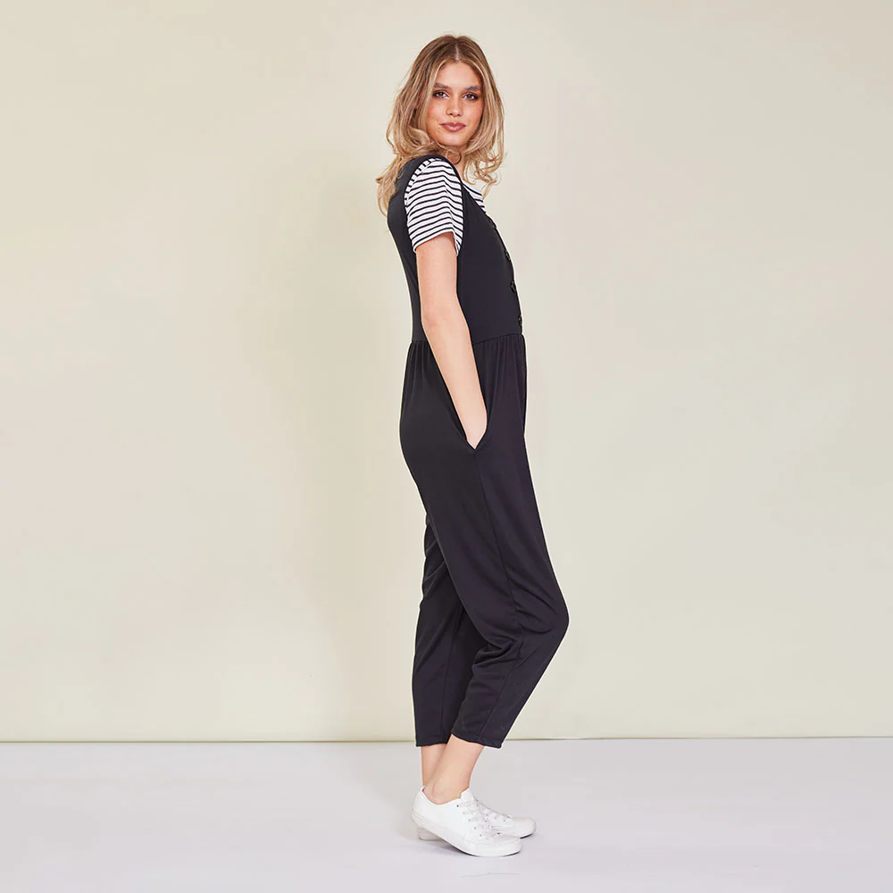 Penny Jumpsuit (Black) - Image 8