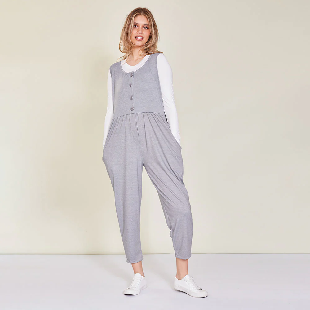 Penny Jumpsuit (Grey) - Image 3