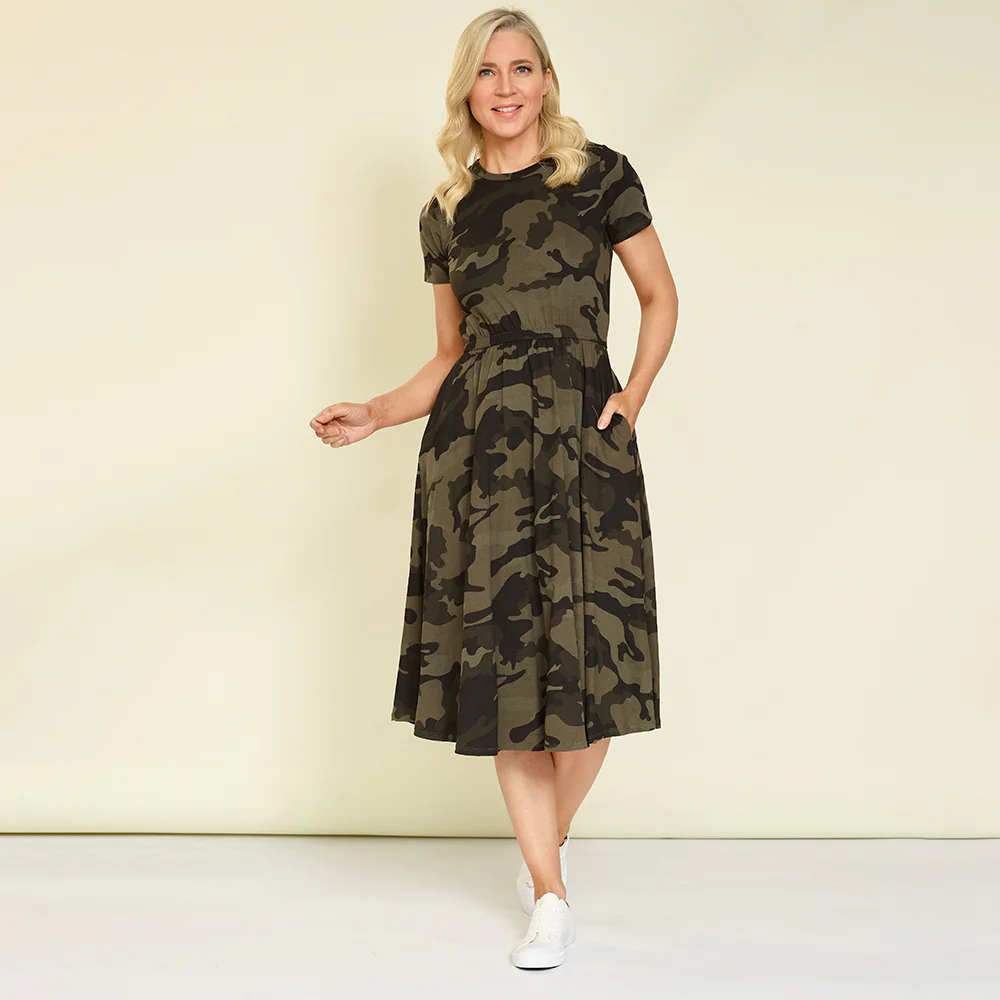 Piper Dress (Army) - Image 2