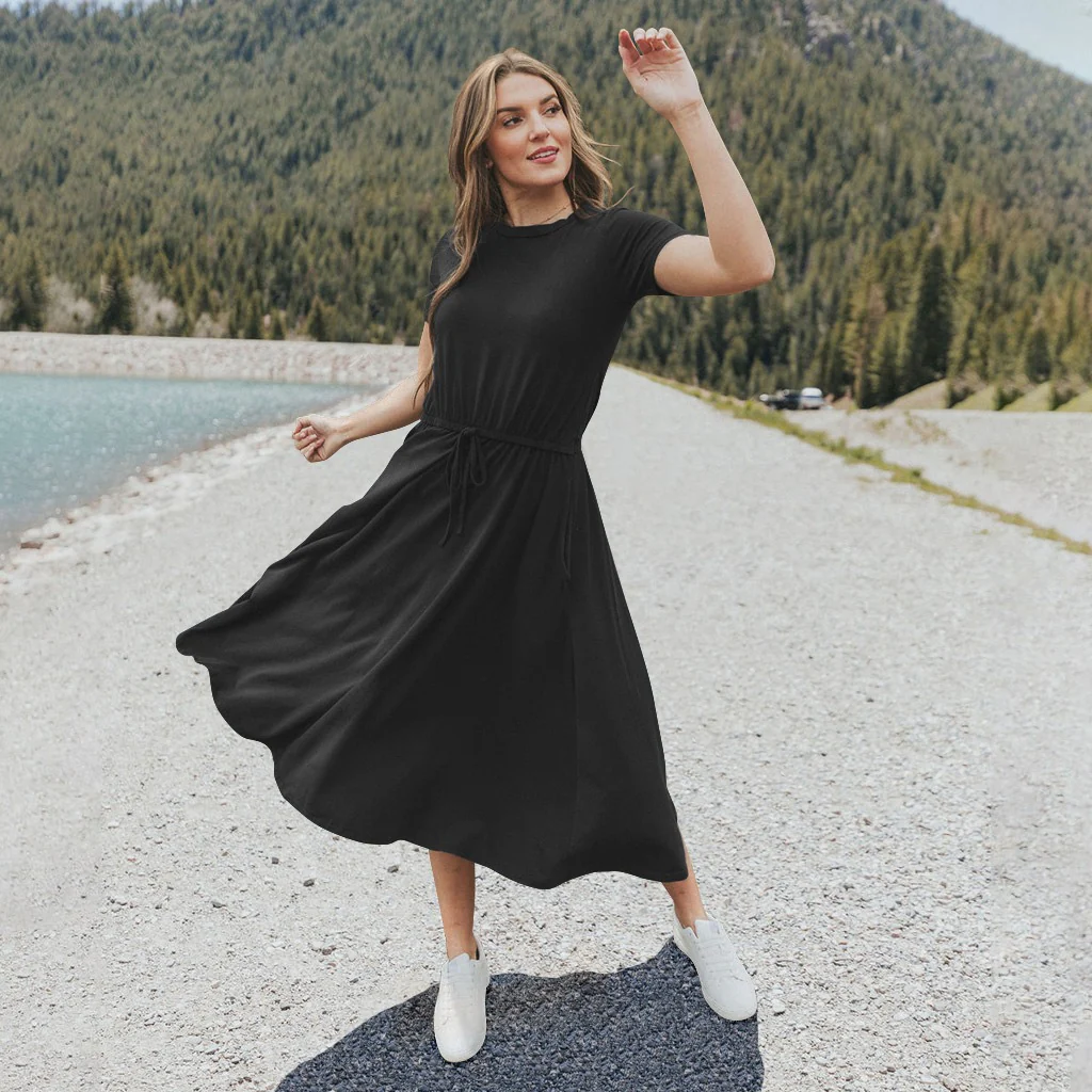 Piper Dress (Black) - Image 4
