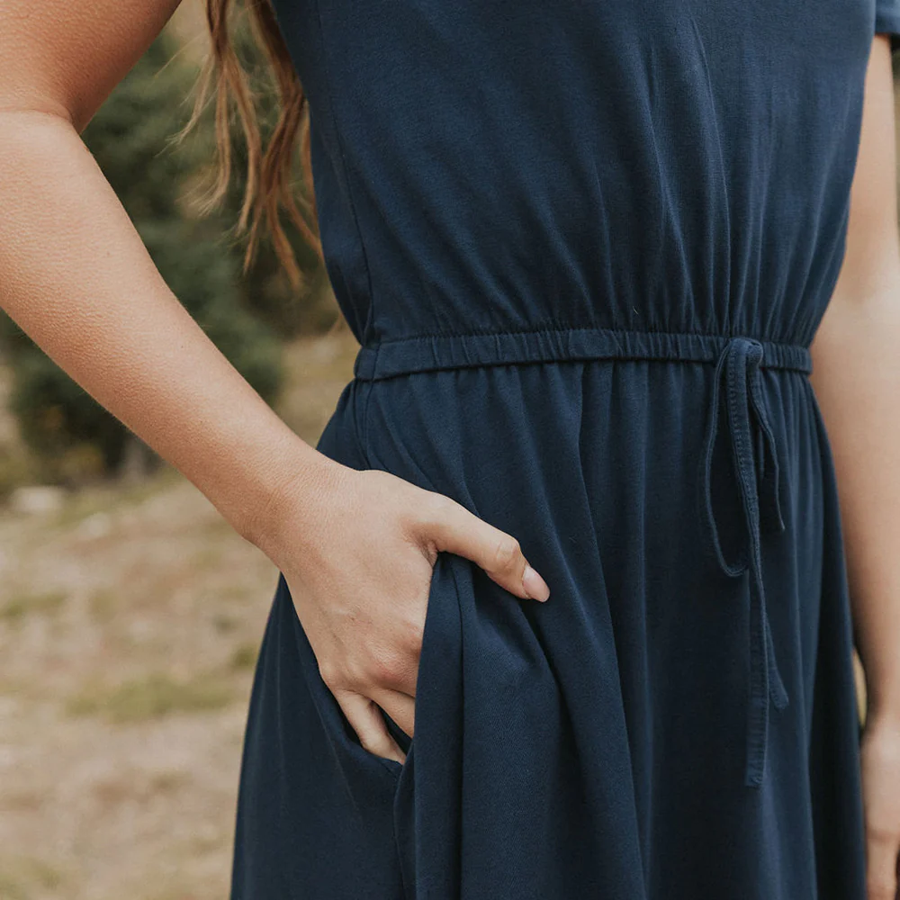 Piper Dress (Navy) - Image 10