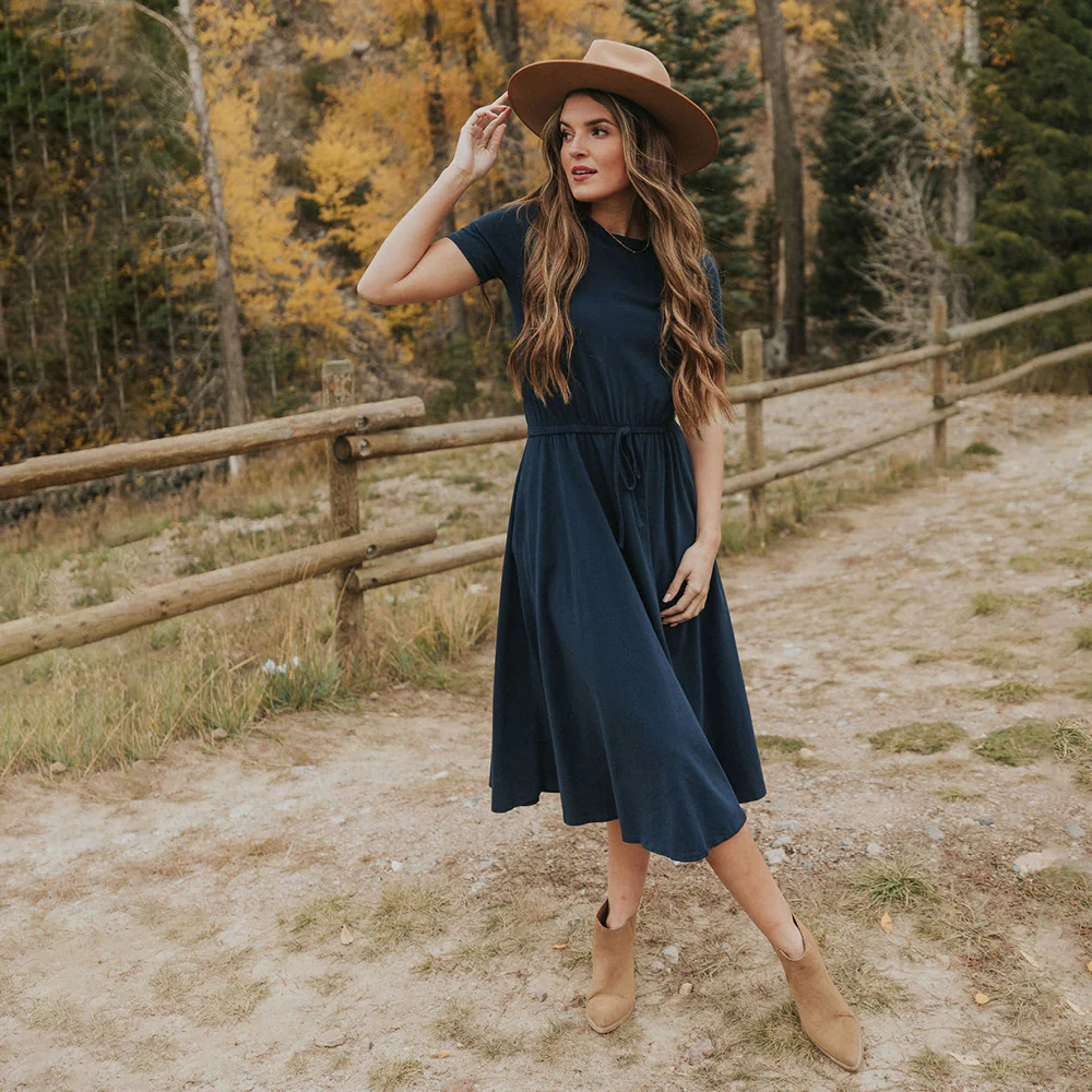 Piper Dress (Navy) - Image 14