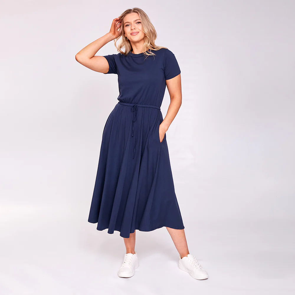 Piper Dress (Navy) - Image 3