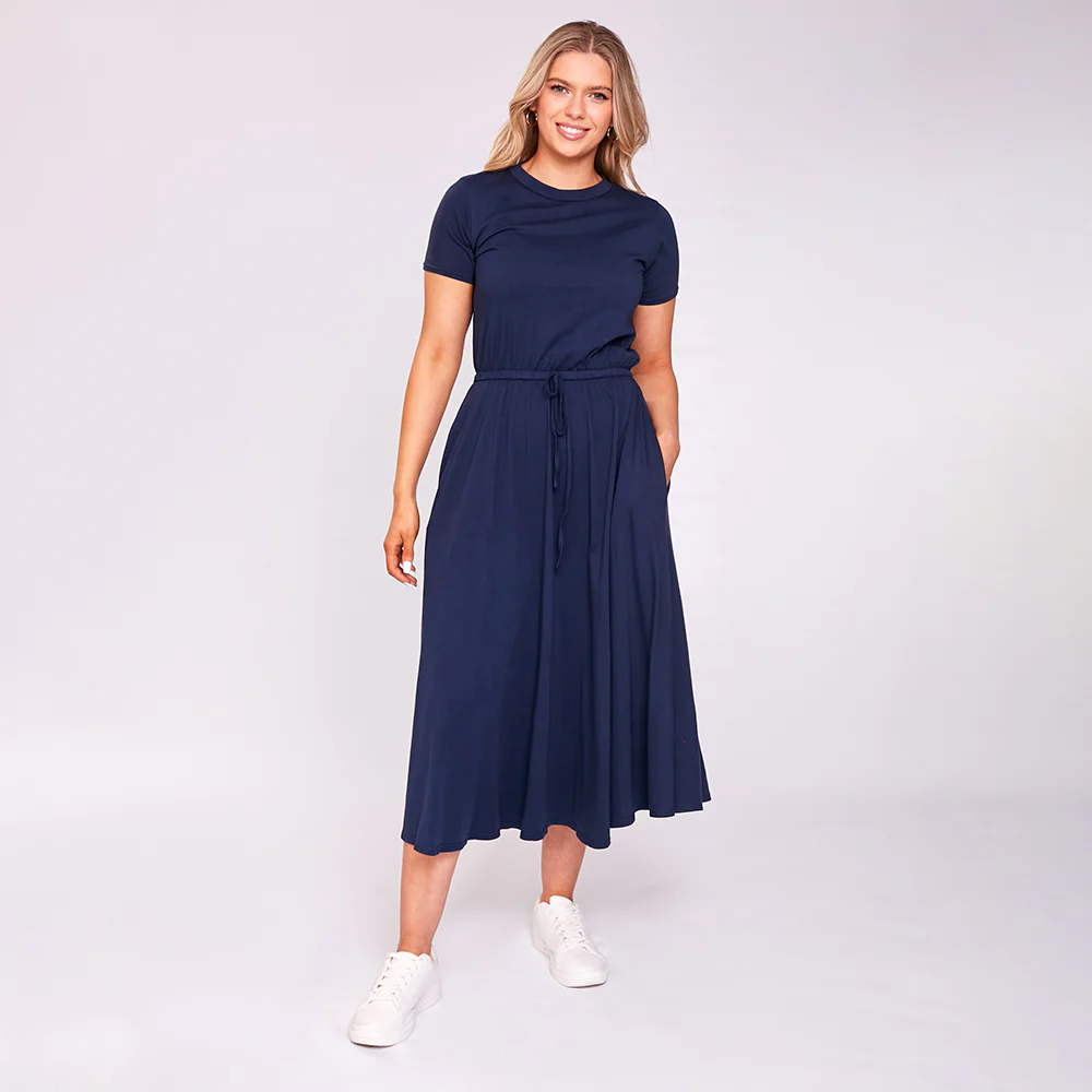Piper Dress (Navy) - Image 6