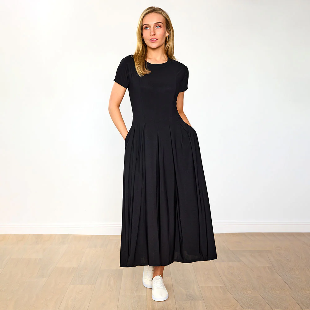 Polly Dress (Black) - Image 3