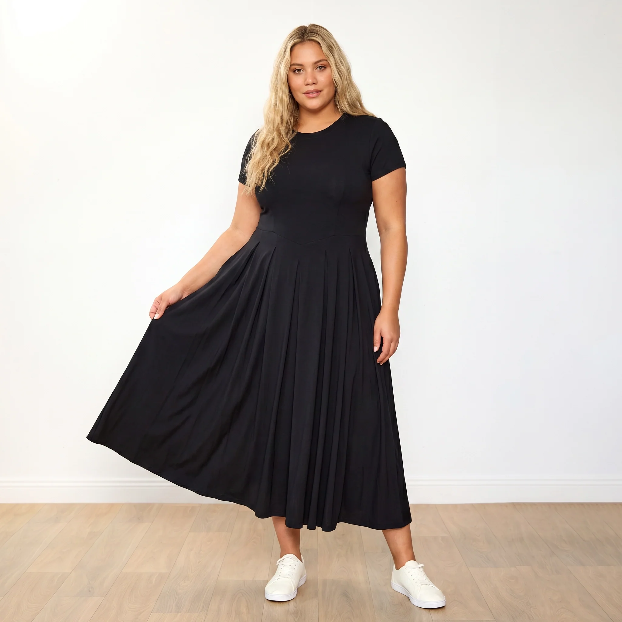 Polly Dress (Black) - Image 6