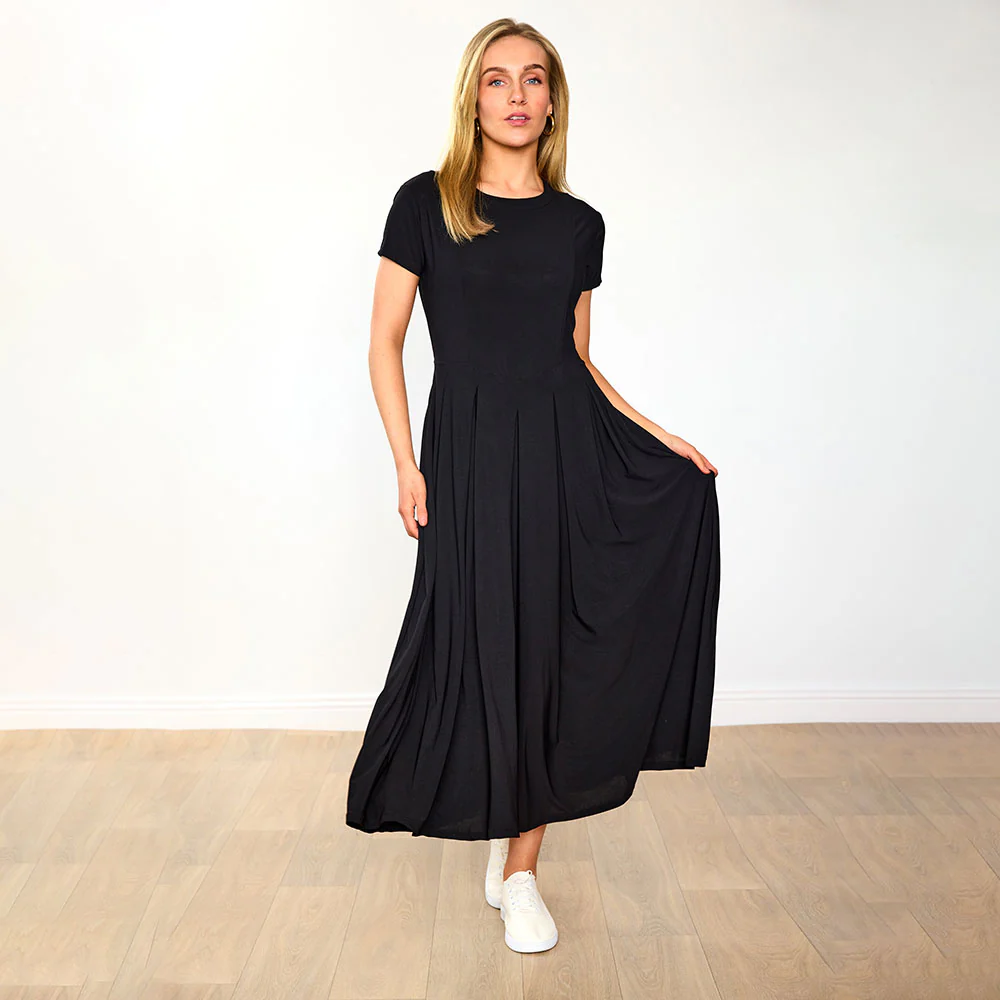 Polly Dress (Black) - Image 7