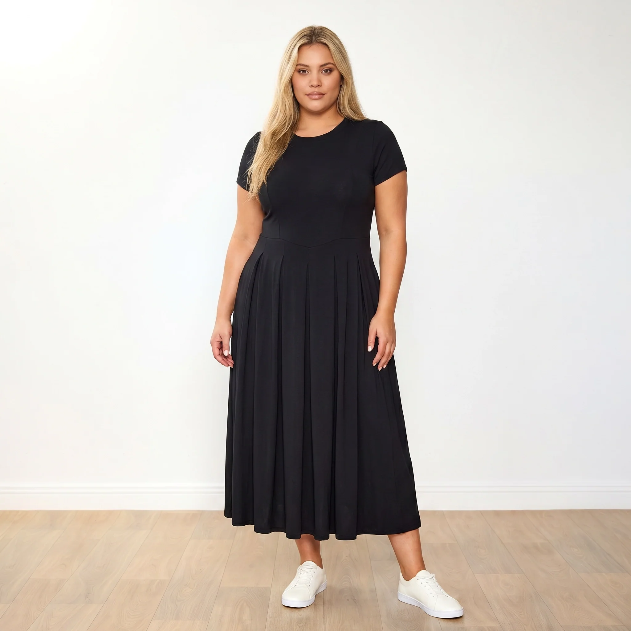 Polly Dress (Black) - Image 8