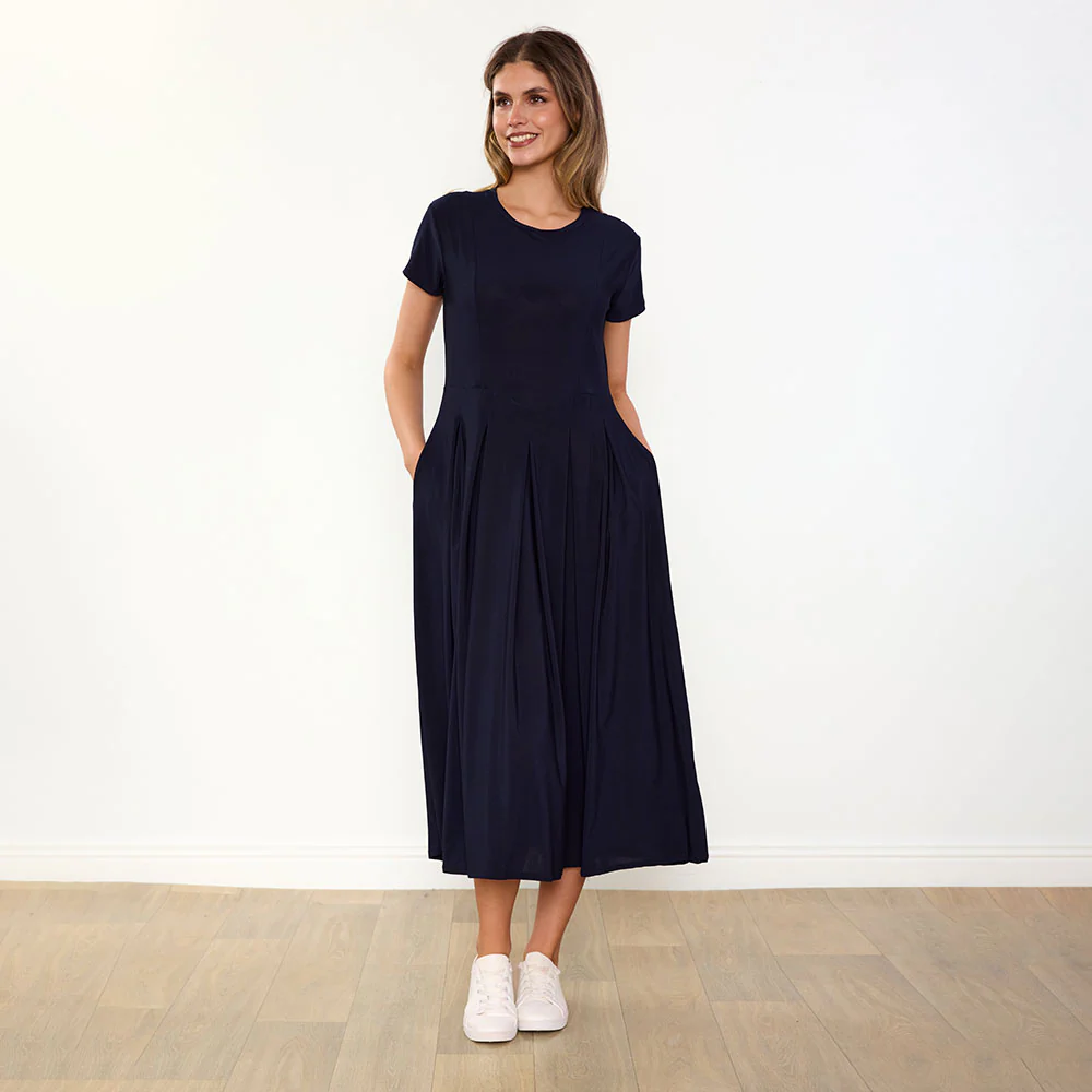 Polly Dress (Navy) - Image 11