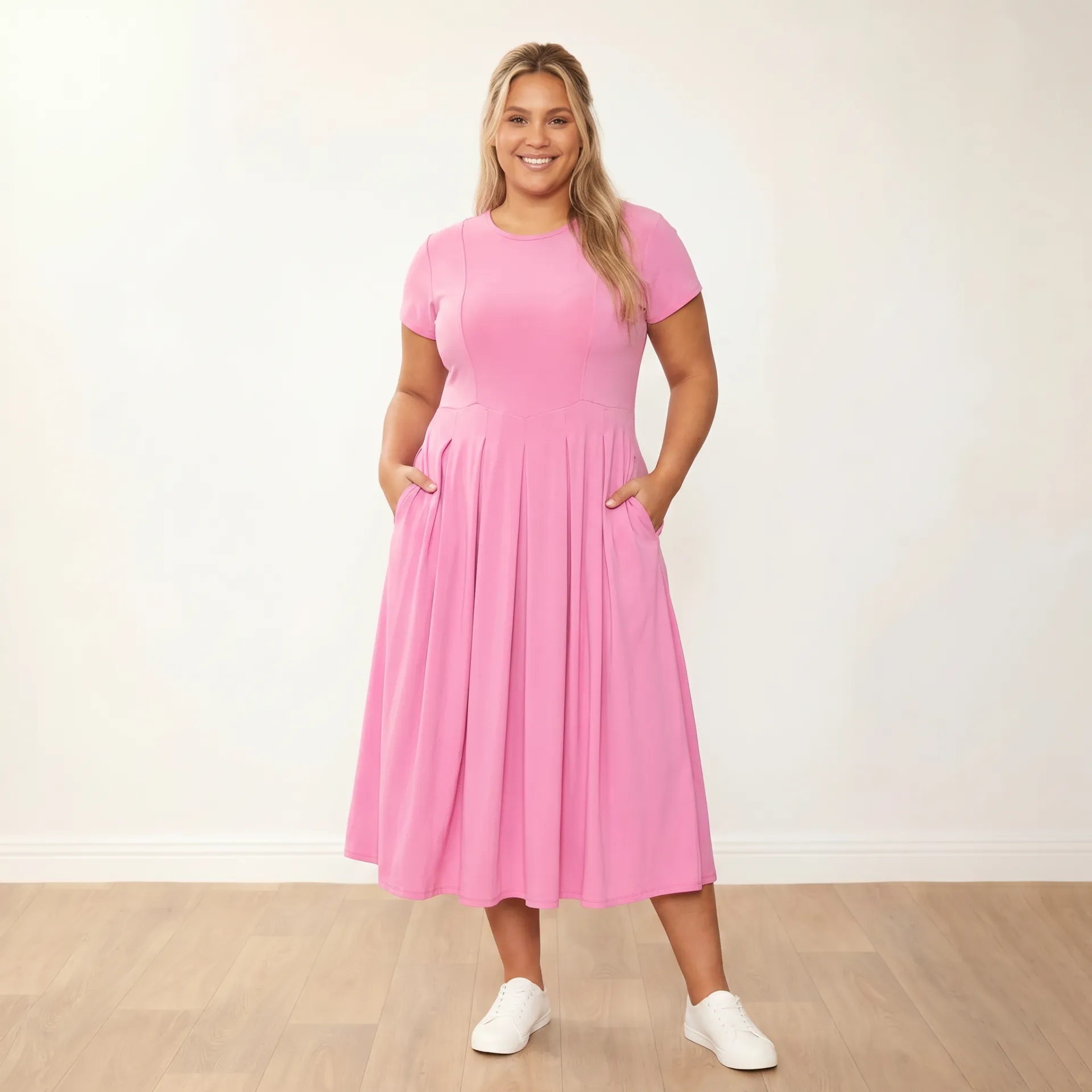 Polly Dress (Pink) - Image 11