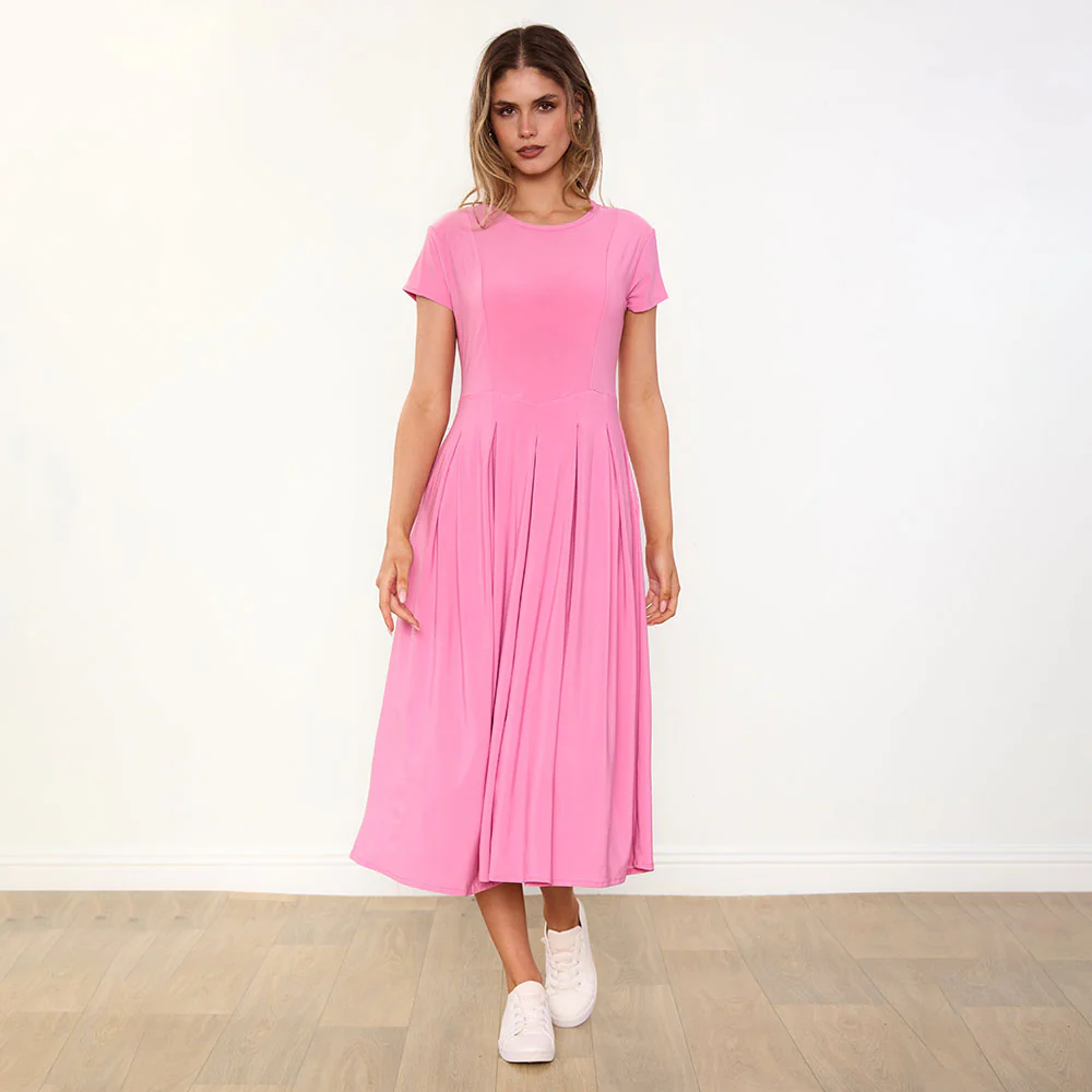 Polly Dress (Pink) - Image 12