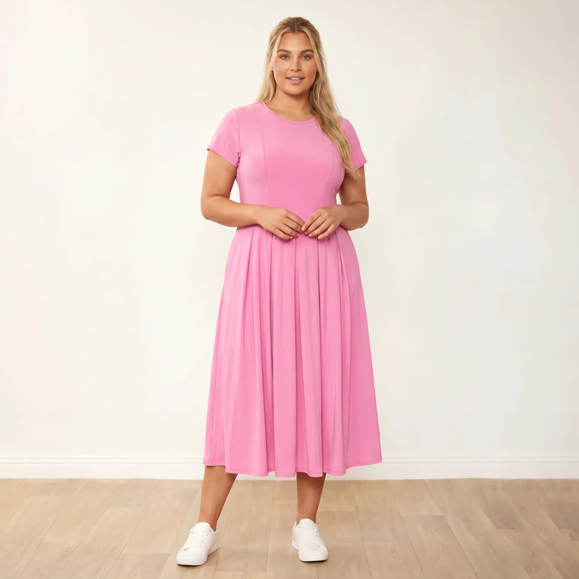 Polly Dress (Pink) - Image 3