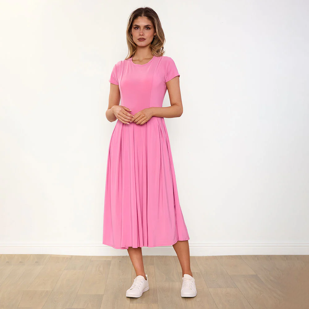 Polly Dress (Pink) - Image 4