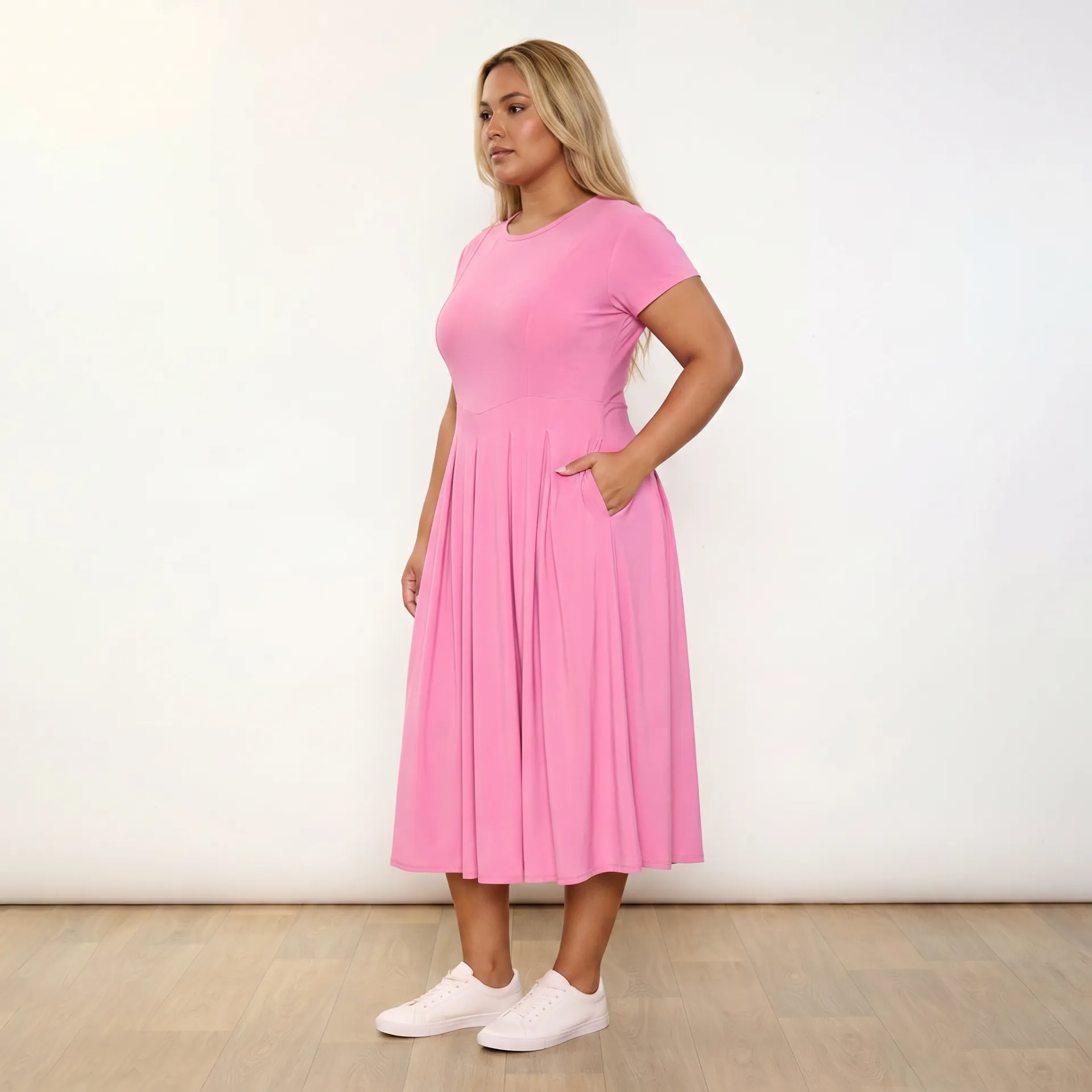 Polly Dress (Pink) - Image 9