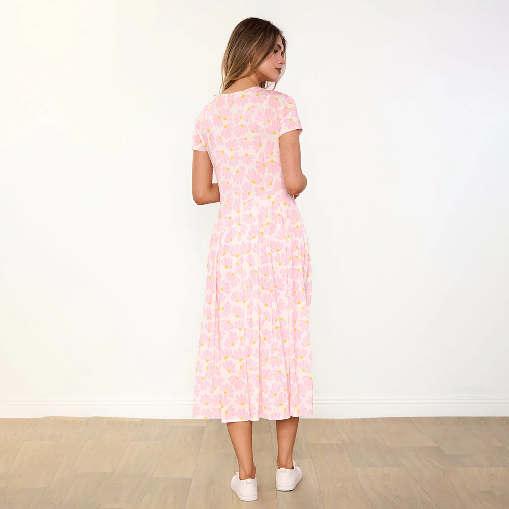 Polly Dress (Pink Floral) - Image 9