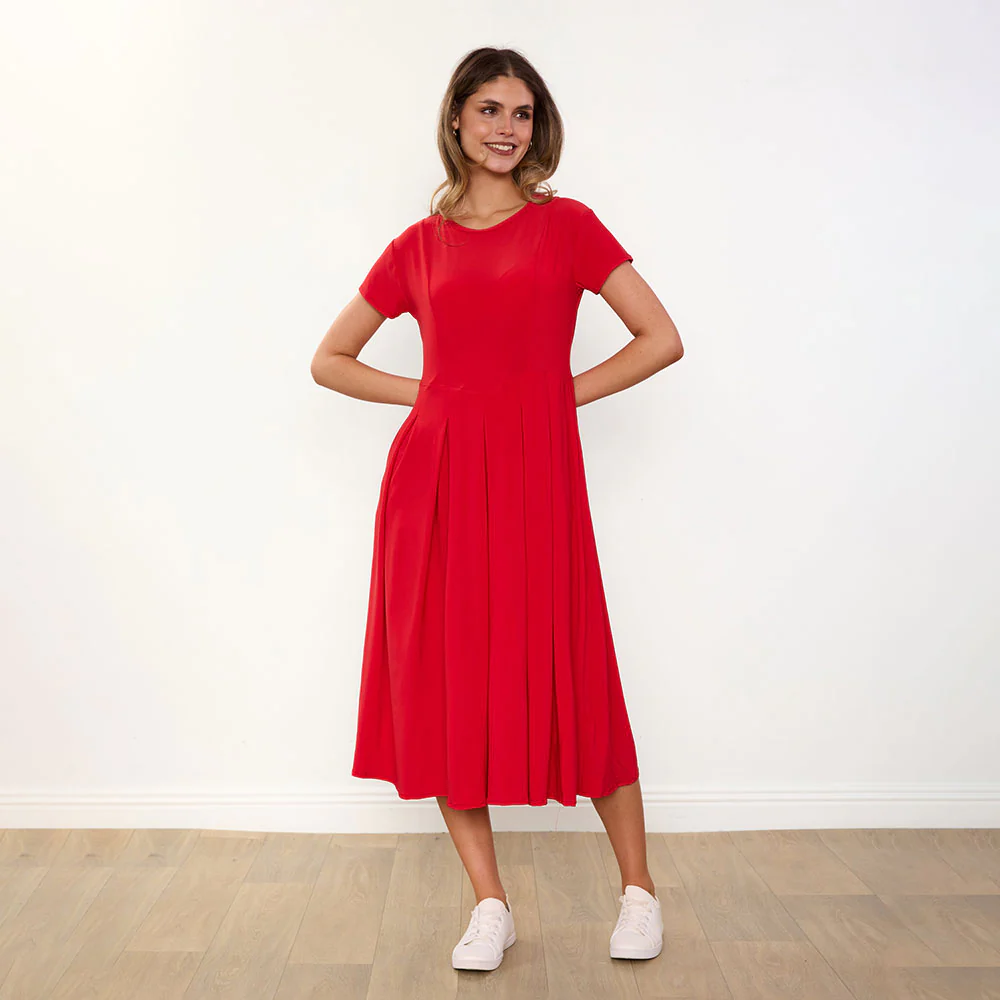 Polly Dress (Red) - Image 14