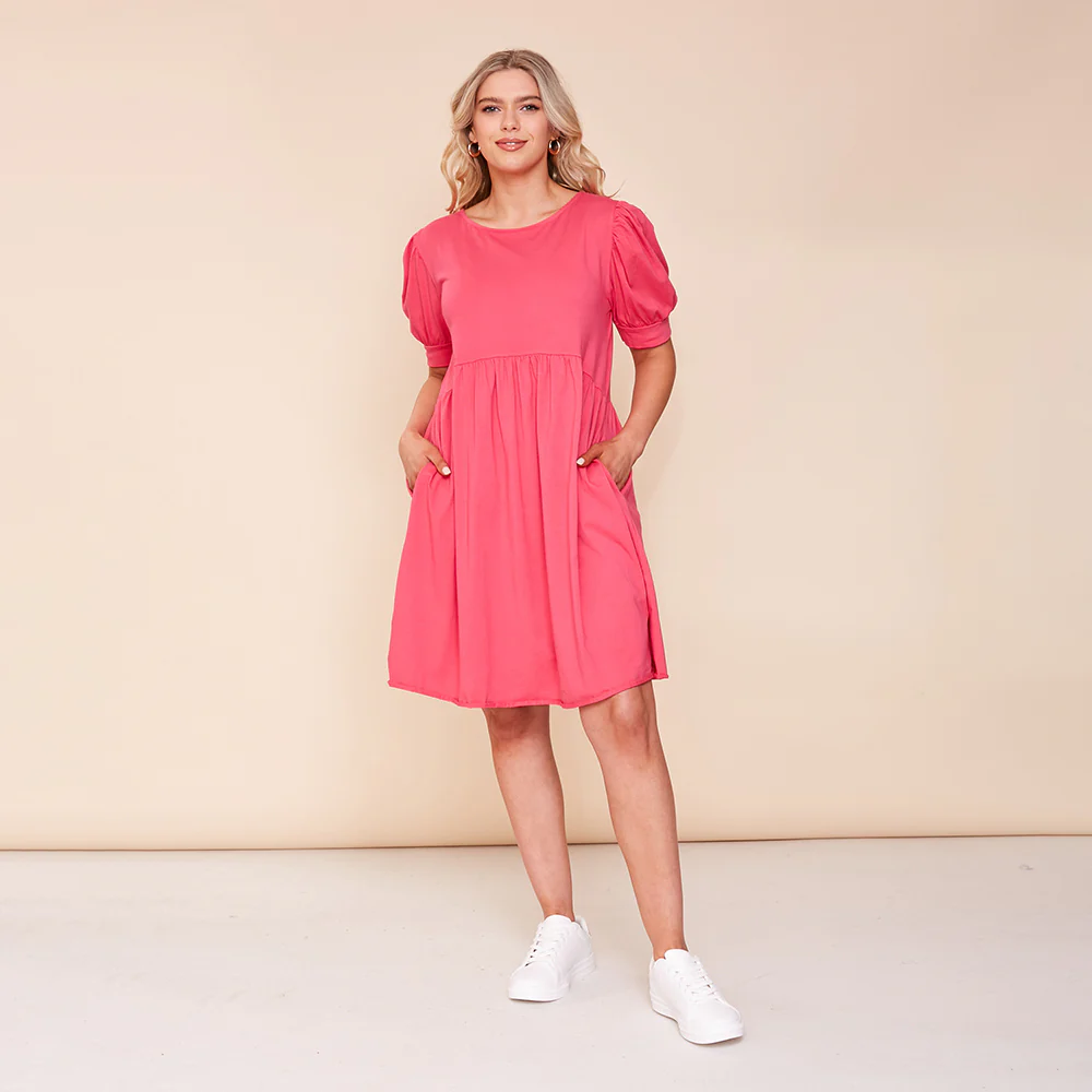Poppy Dress (Fuschia)