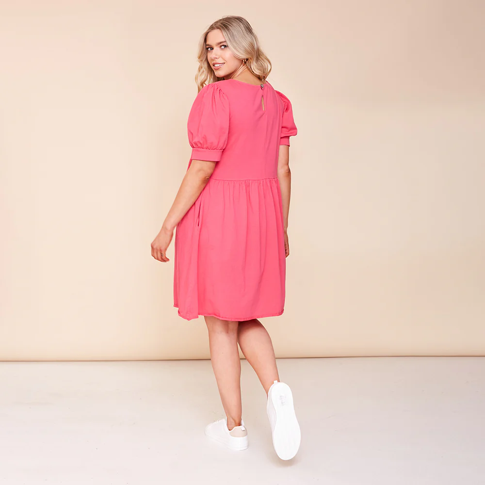 Poppy Dress (Fuschia) - Image 10