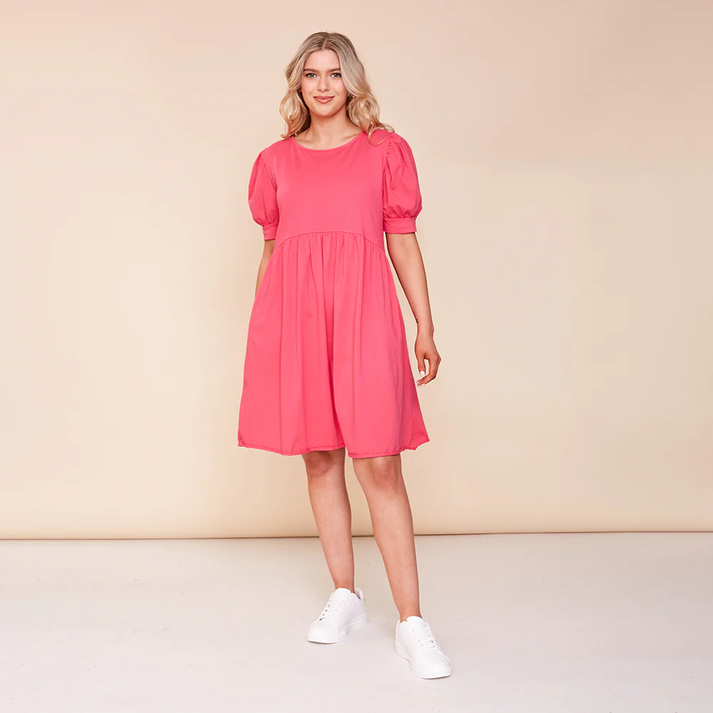 Poppy Dress (Fuschia) - Image 6