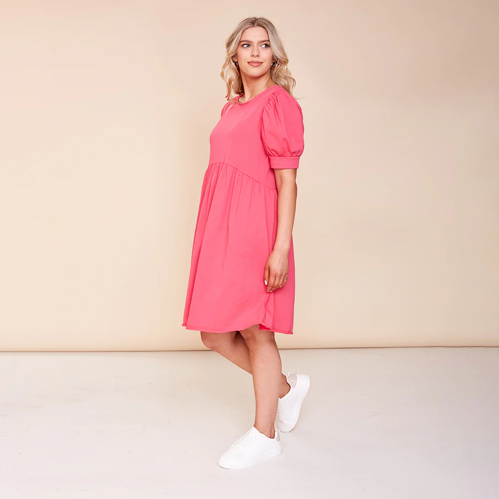 Poppy Dress (Fuschia) - Image 8