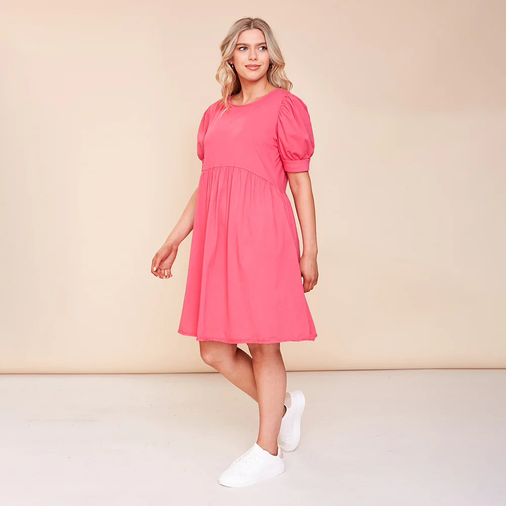 Poppy Dress (Fuschia) - Image 9