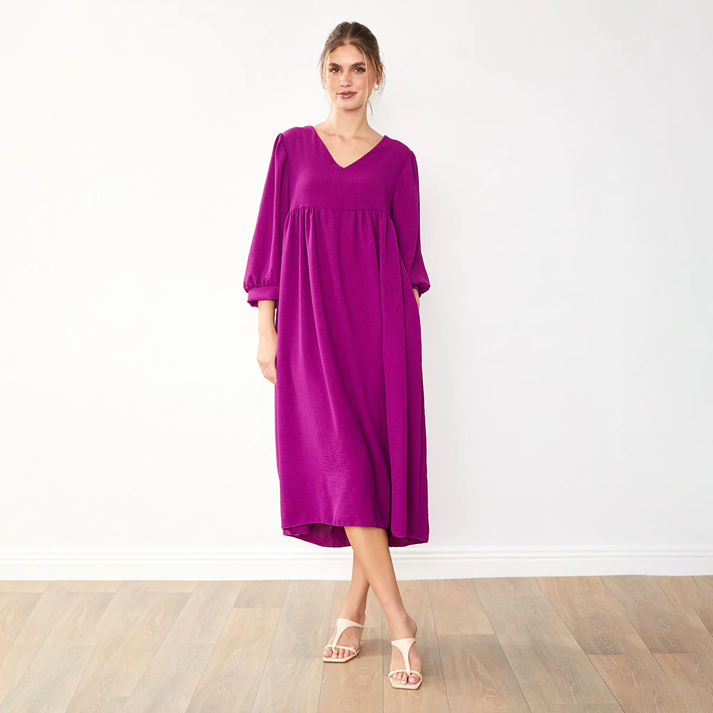 Porcha Dress (Berry) - Image 5