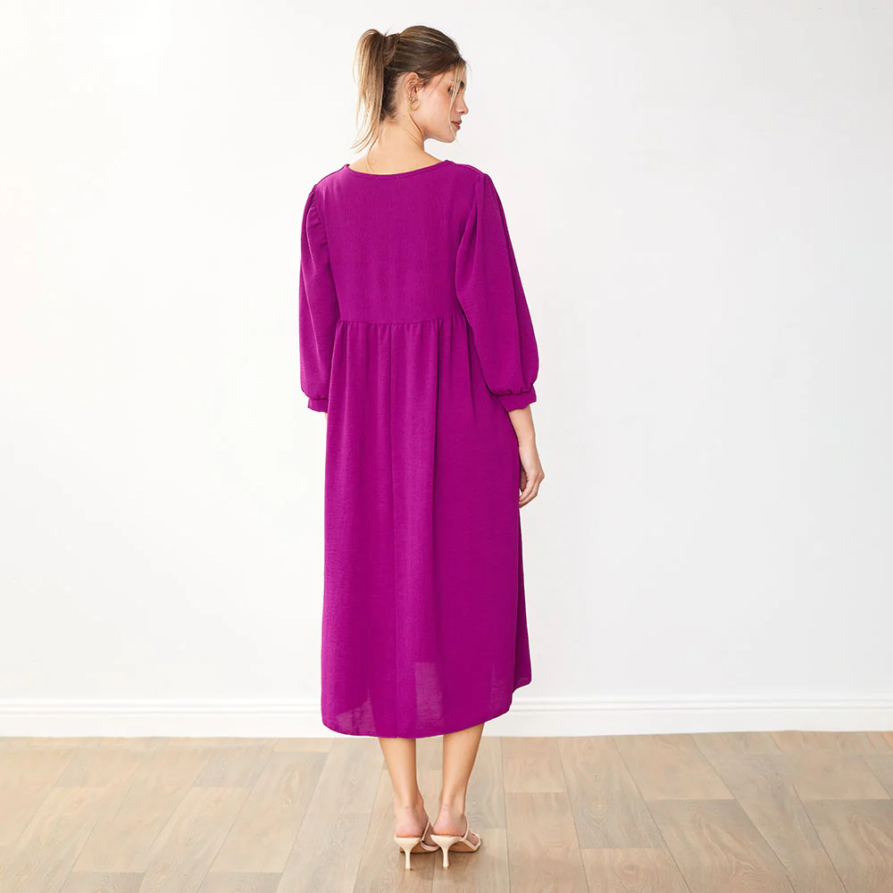 Porcha Dress (Berry) - Image 6