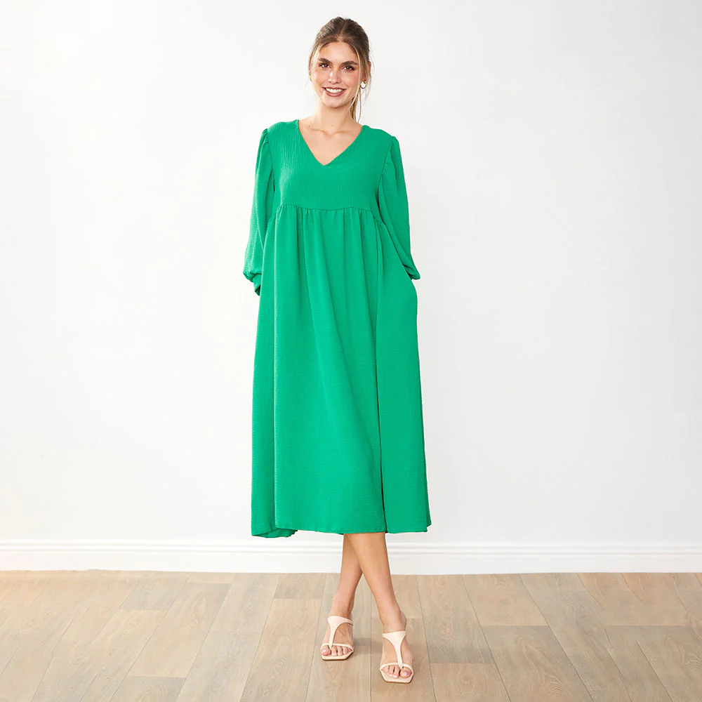 Porcha Dress (Green) - Image 3