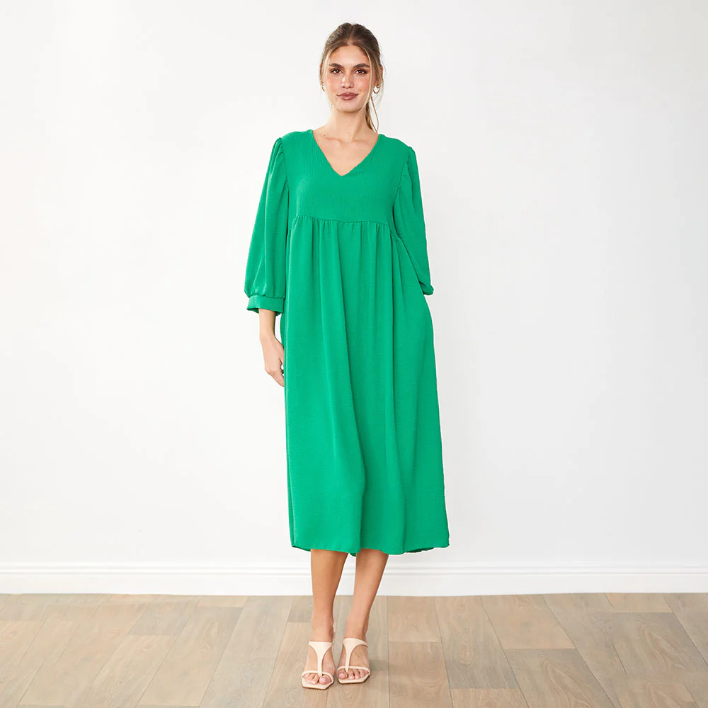 Porcha Dress (Green) - Image 4