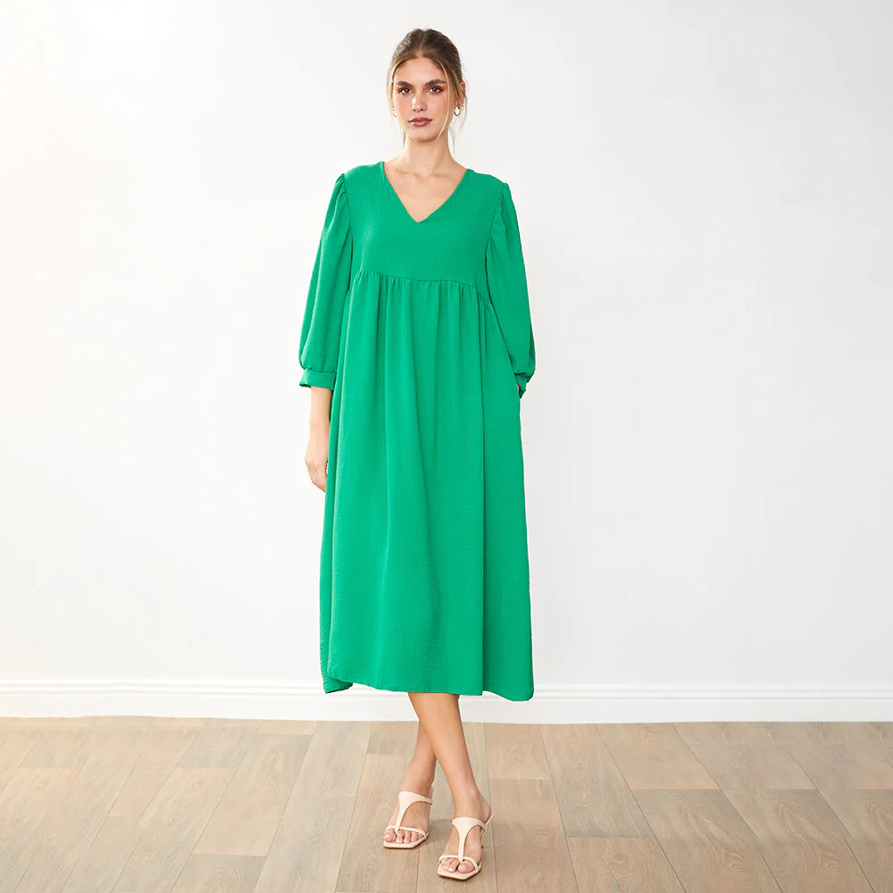 Porcha Dress (Green) - Image 5