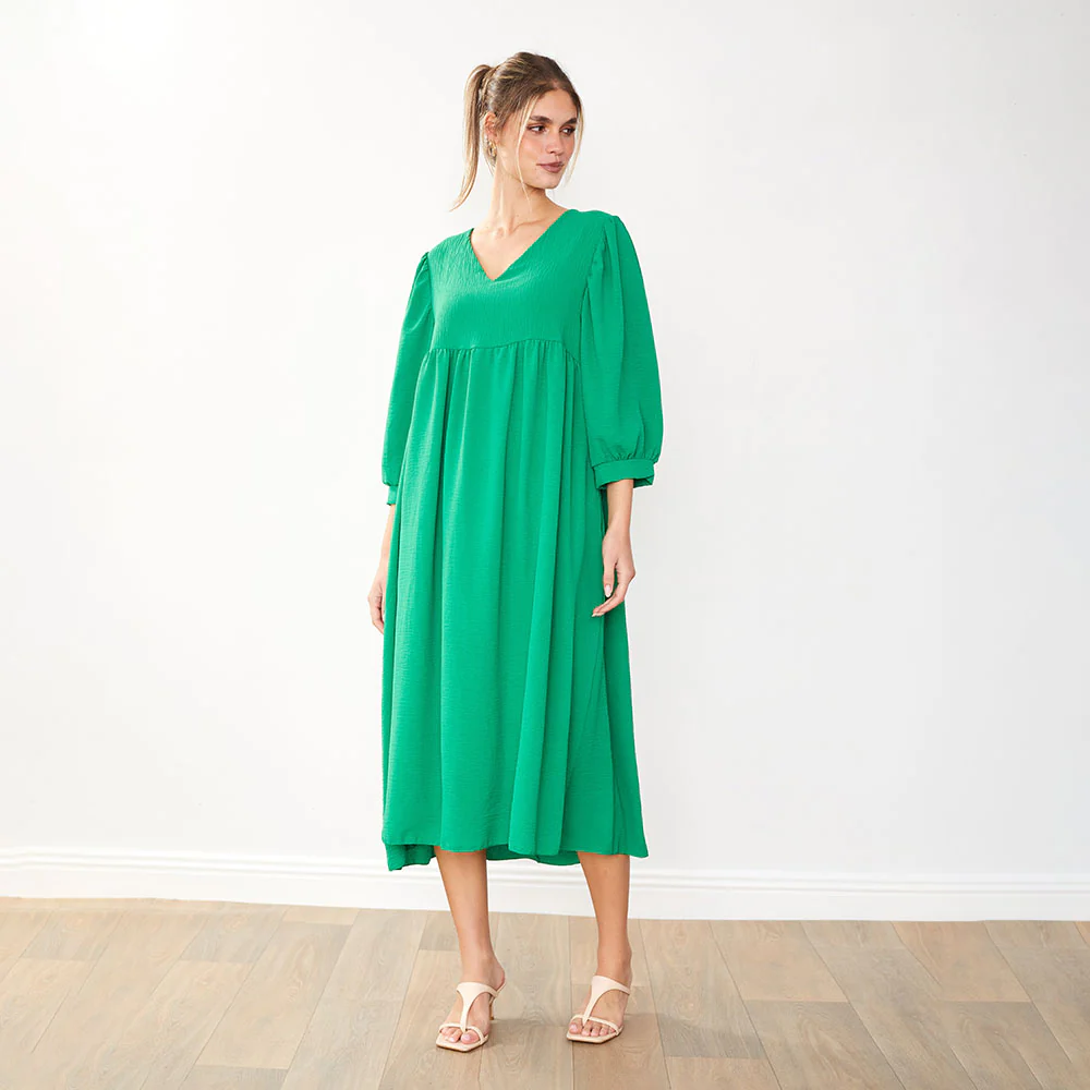 Porcha Dress (Green) - Image 6
