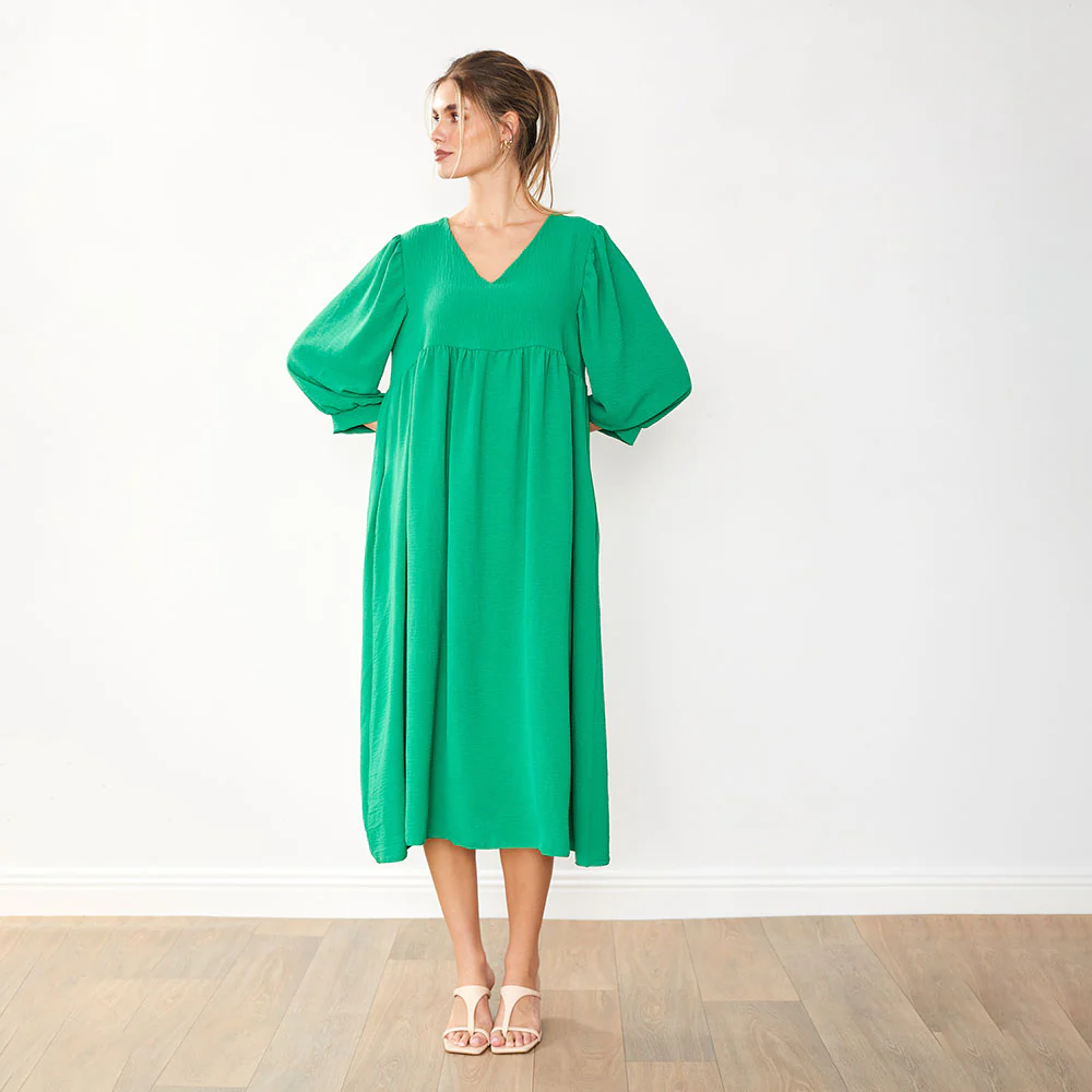 Porcha Dress (Green) - Image 7