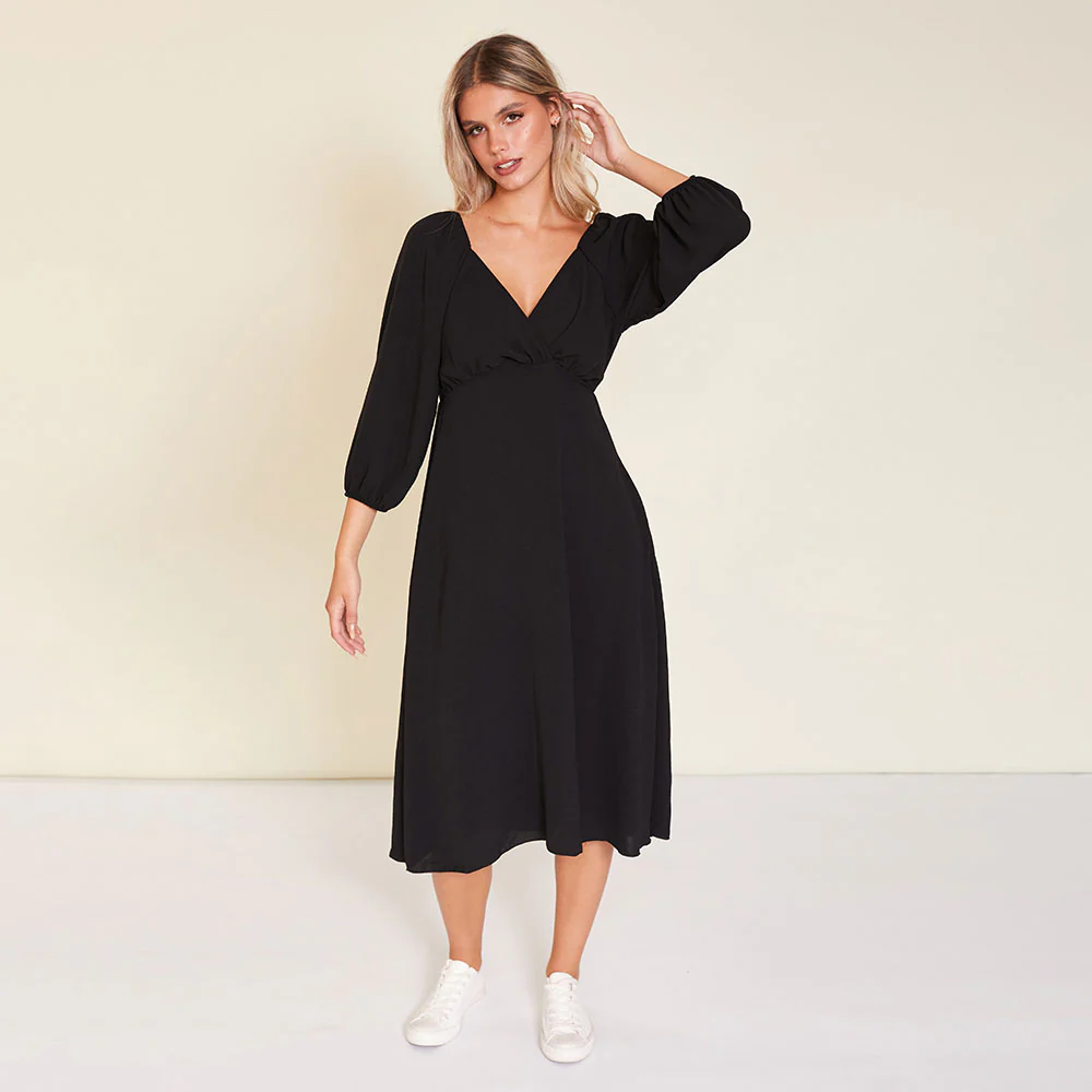 Reece Dress (Black) - Image 2
